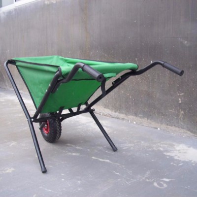 folding wheel barrow ,used for leaves collection